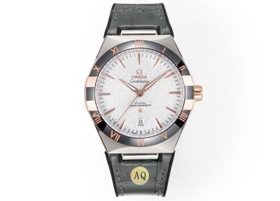 Omega Constellation 41MM 8900/8901 Movement Grey/Brown Ceramic Bezel Watch
